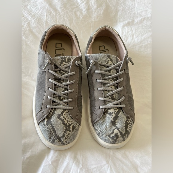 Hey Dude Shoes - Hey Dude Women's Sz 9 Karina Silver Python Slip On Comfort Walking Shoes
